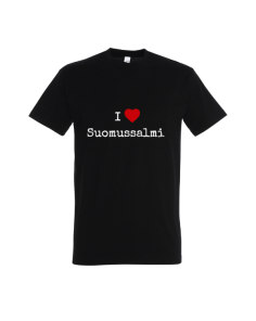 I love Suomussalmi T-paita musta
